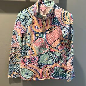 Lilly Pulitzer quarter zip popover
